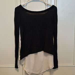 Express XS high low thin sweater